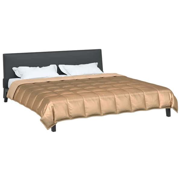 Kudde - EXKLUSIVT HEM - Vadderad - 200 x 220 cm - 300 g/m² - Guld gyllene