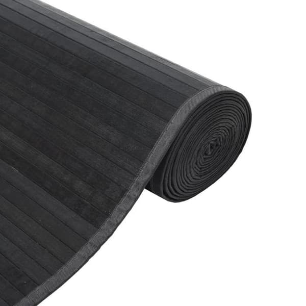 Maison Exclusive - Rektangulär matta grå 70x300 cm bambu