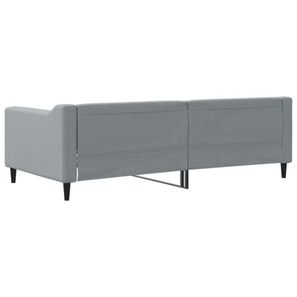 Maison Exclusive - Vaaleanharmaa 90x190 cm kangas ilman patjaa