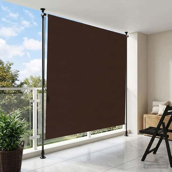 Maison Exclusive - Utomhus Rullande Butik Brun 200 x 270 cm