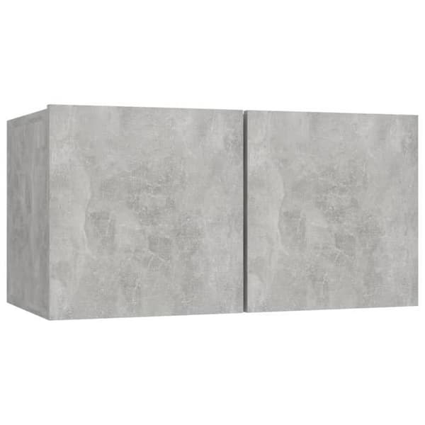 Maison Exclusive - 5 dele TV-møbel sæt Grå beton Ingeniørtræ