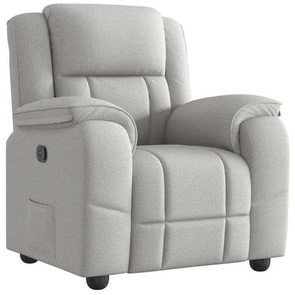 Maison Exclusive - Grå moln tyg reclinerfåtölj