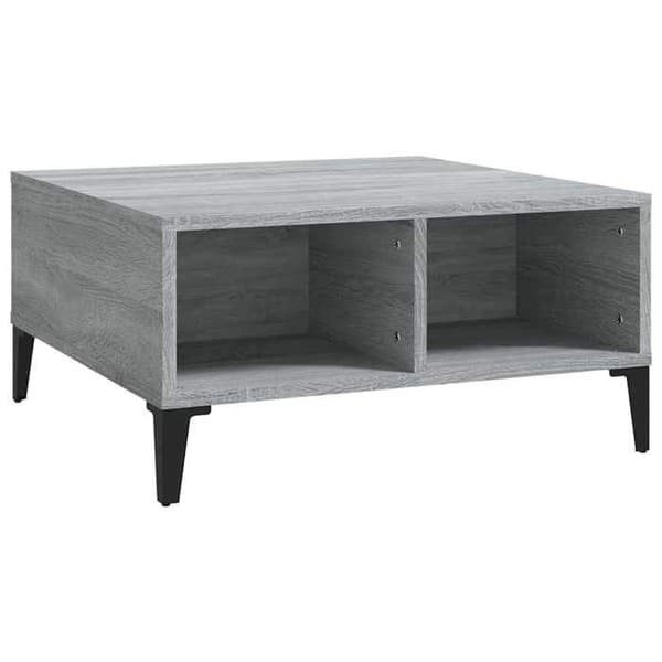 Maison Exclusive - Soffbord sonoma grå 60x60x30 cm ingenjörsträ sonoma grå