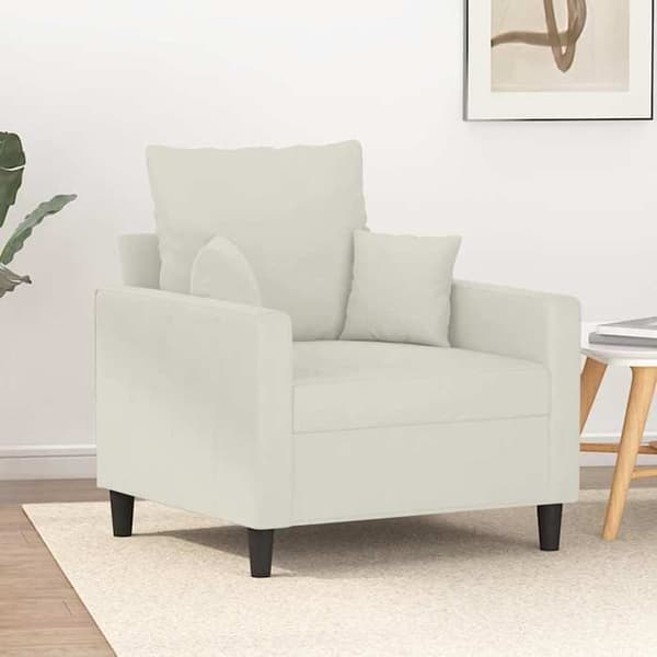 Maison Exclusive - Creme Stol 60 cm Velour