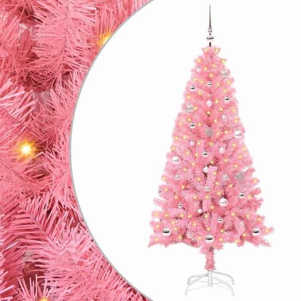 Maison Exclusive - Rosa Juletræ 150 cm PVC