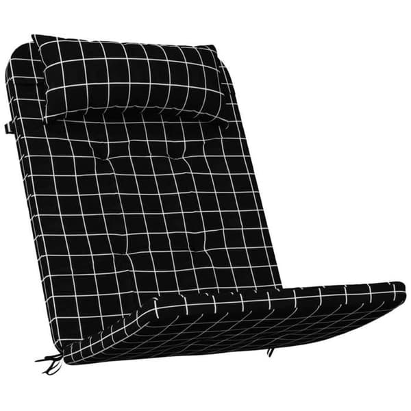 Maison Exclusive - Adirondack-tuolityynyt, 2 kpl, musta ruutu