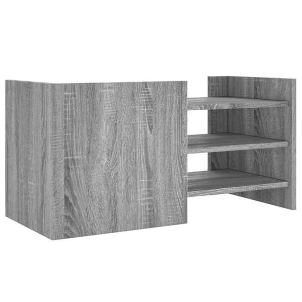 Maison Exclusive - TV-möbel sonoma grå 80x35x40 cm ingenjörsträ