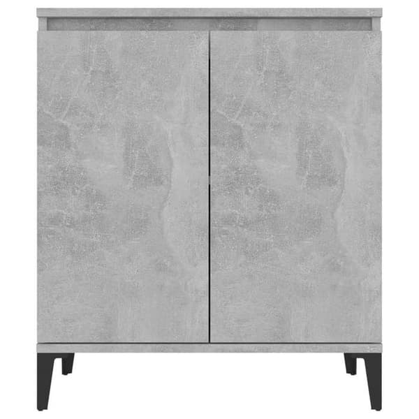 Maison Exclusive - Betonggrå buffé 60x35x70 cm ingenjörsträ