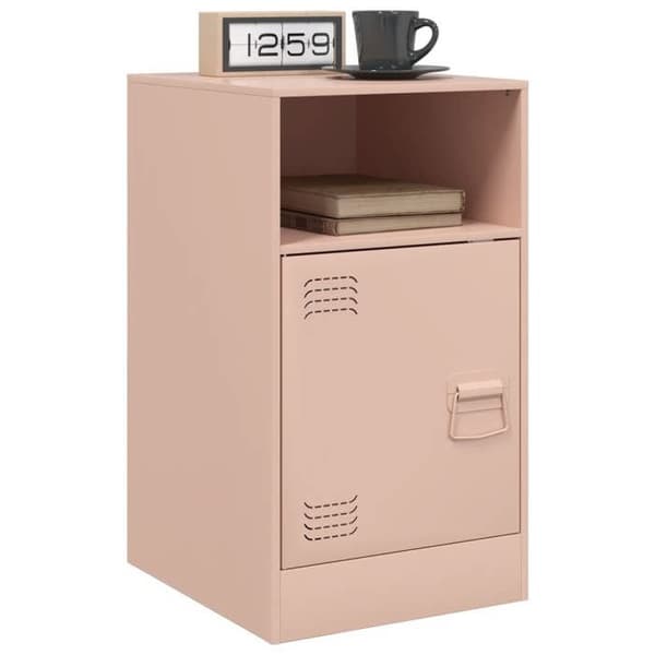 Maison Exclusive - Natbord rosa 34,5x39x62 cm stål Ros