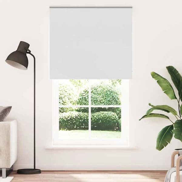 Maison Exclusive - Rullgardin med mörkläggande tygbredd 131,6 cm polyester