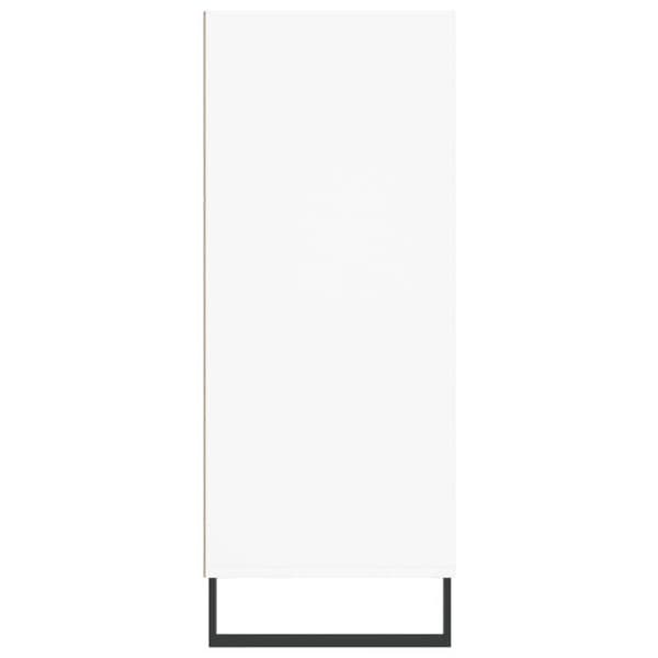 Maison Exclusive - Vit hög buffé 57x35x90 cm i ingenjörsträ