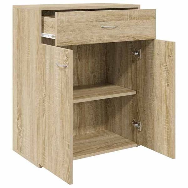 Maison Exclusive - Buffé Ek sonoma 60x30x75 cm Ingenjörsträ
