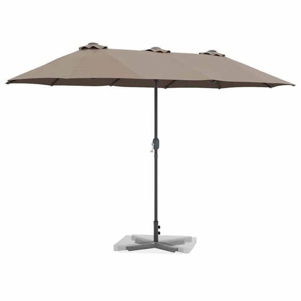 Maison Exclusive - Puutarhasateenvarjo 370 x 197 x 239 cm Polyesteri ja Alumiini