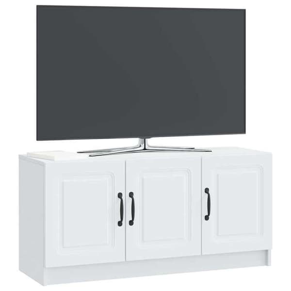 Maison Exclusive - TV-möbel Vit 99 x 34,5 x 47 cm Ingenjörsträ