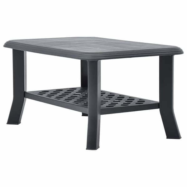 Bord - EKSKLUSIV HUS - 90x60x46 cm - Vejrbestandig plastik - Rektangulær - Leveres samlet