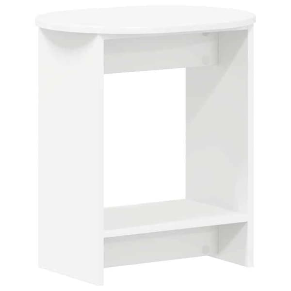 Maison Exclusive - Sidobord Vit 50 x 39,5 x 55 cm Ingenjörsträ