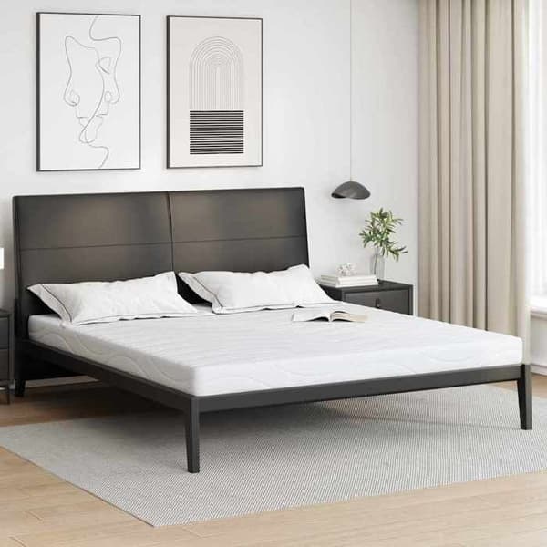 Maison Exclusive - Mellemmadras 200 x 200 cm Hvid