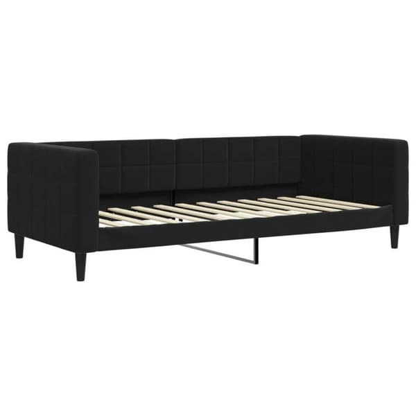Maison Exclusive - Daybed med sort madras 90x200 cm velour