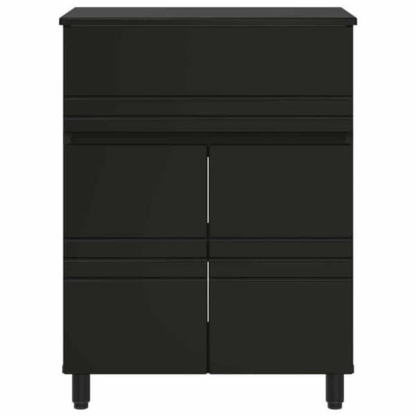 Maison Exclusive - Badeværelsesvaskeskab Sort 60 x 35 x 80 cm