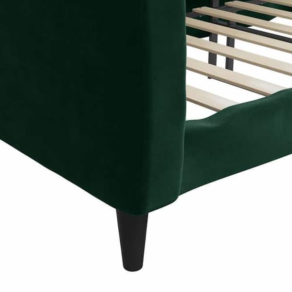 Maison Exclusive - Sängsoffa utan madrass mörkgrön 100x200 cm sammet Mörkgrön