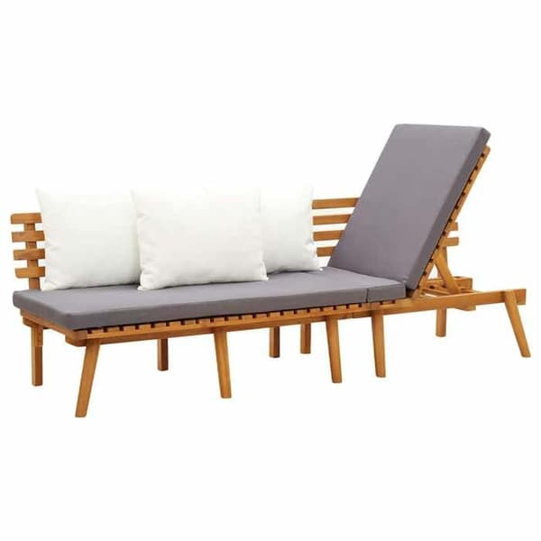 Maison Exclusive - Trädgårdssäng 200x65 cm i solid akaciaträ
