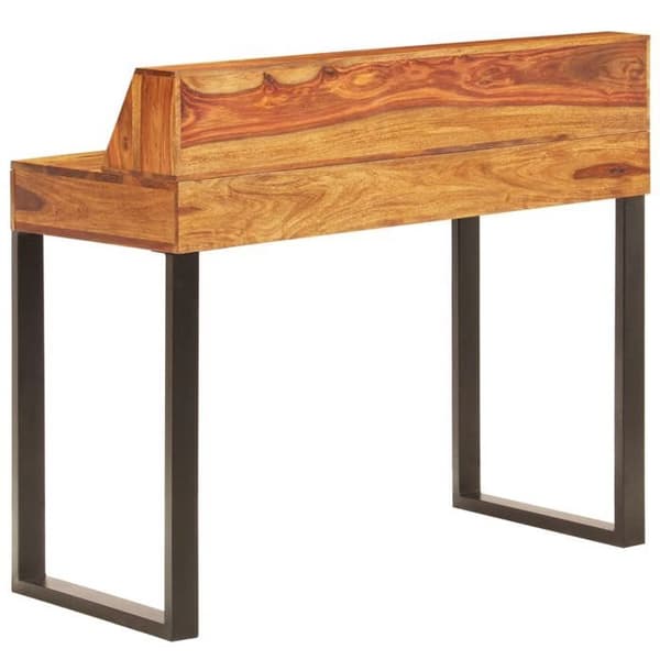 Maison Exclusive - Kontor 110x50x94 cm Solid Seshamträ och stål