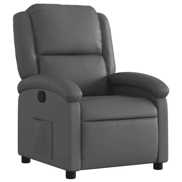 Maison Exclusive - Grå recliner i konstläder Grå