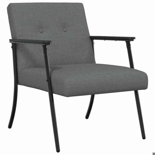 Maison Exclusive - tummanharmaa kangas nojatuoli