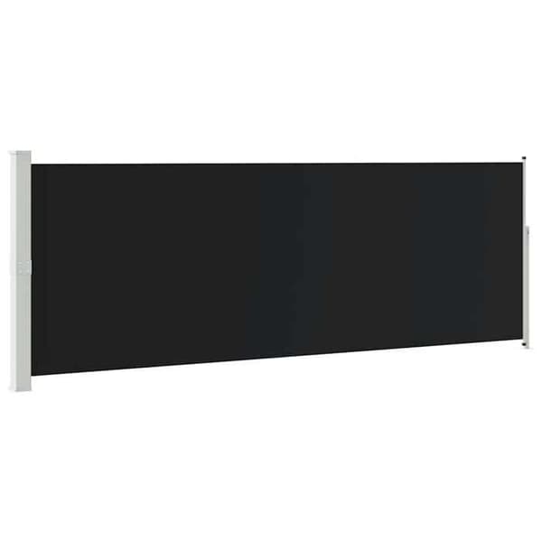 Maison Exclusive - Fällbart sidotak 160 x 514 cm Svart
