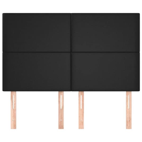 Maison Exclusive - Sort Hovedgærde 144x5x118/128 cm Simililæder Svart
