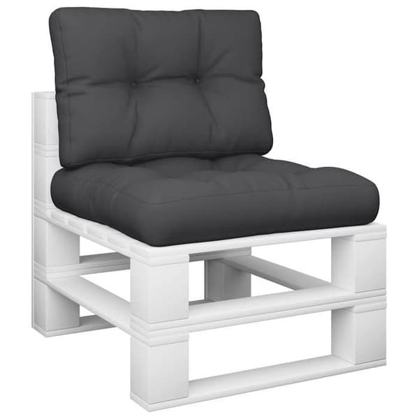 Maison Exclusive - Palettkuddar set om 2 svart tyg