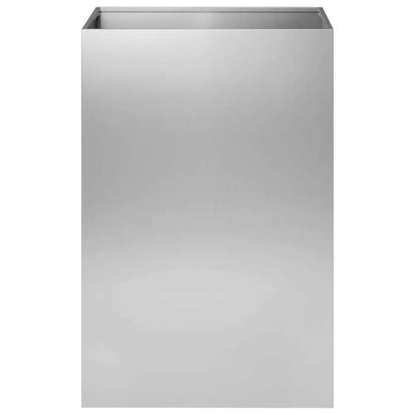 Maison Exclusive - Trädgårdskrukor 2 st Silver 40 x 40 x 75 cm