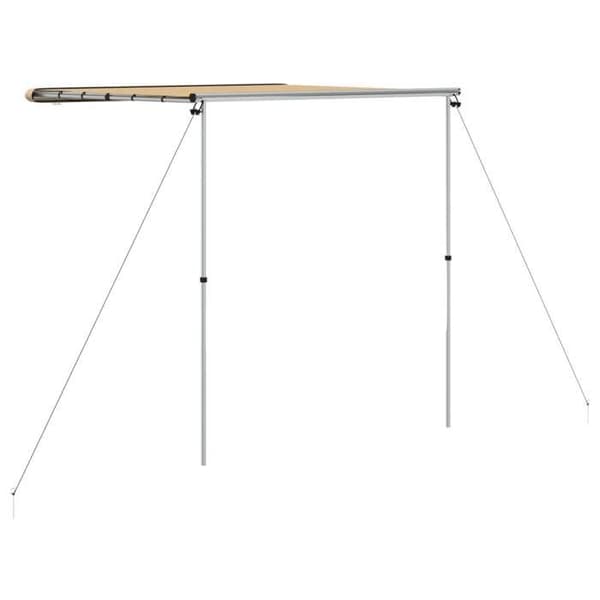 Maison Exclusive - Campingbil och husvagnsmarkis 2,4x2x2,15 m Beige