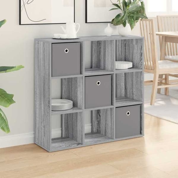 Maison Exclusive - Buffet Grå Sonoma 88,5 x 29 x 84,5 cm