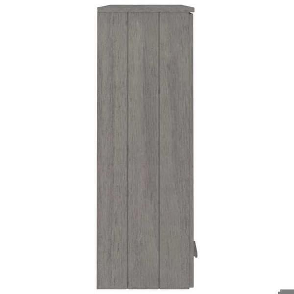 Maison Exclusive - Överdel till buffé HAMAR Ljusgrå 85x35x100 cm Furu
