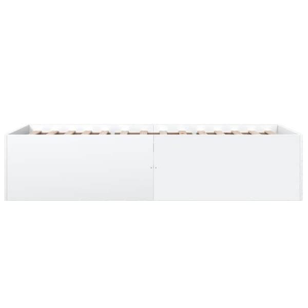 Maison Exclusive - Sengestel uden madras hvid 75x190 cm Vit