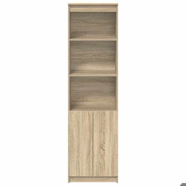 Maison Exclusive - Buffé hög ek sonoma 50x35x180 cm ingenjörsträ