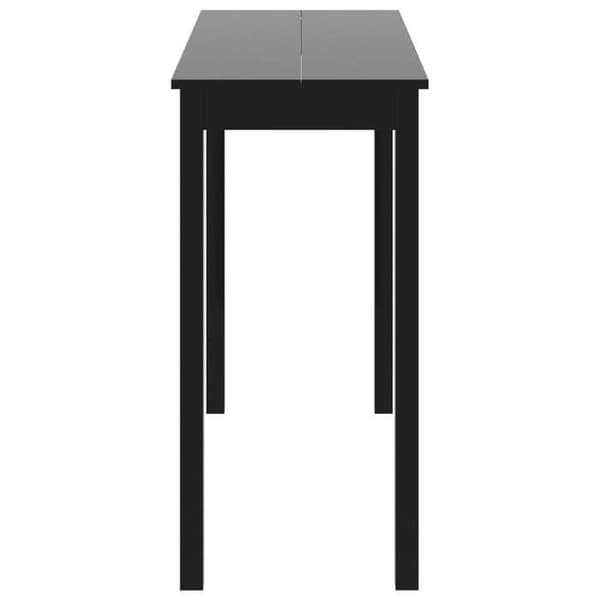 Maison Exclusive - Musta MDF-baari 115x55x107 cm