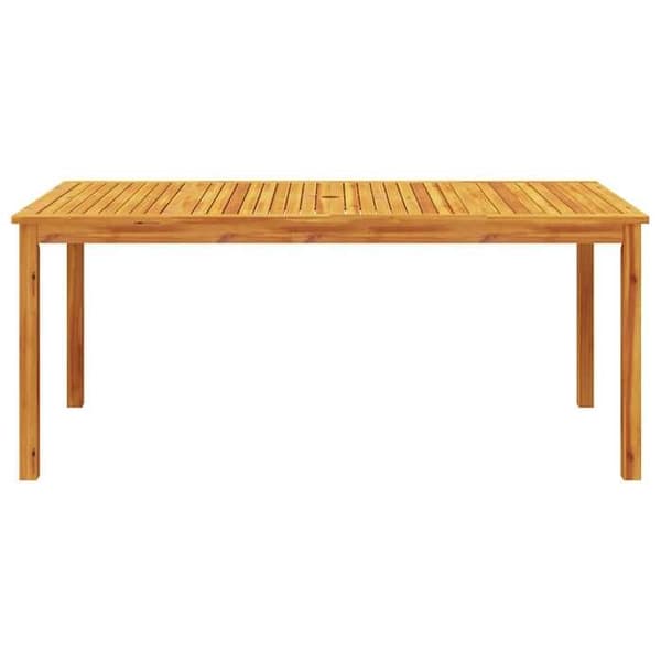 Maison Exclusive - Have spisebordssæt 9 dele 180x90x75 cm solid akacietræ