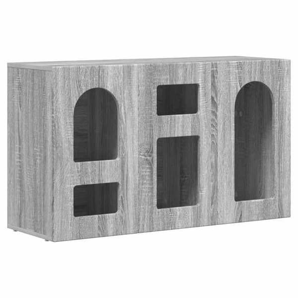 Buffet - EKSKLUSIVT HUS - ELST - Grå Sonoma - Ingeniørtræ - 100x35x59 cm Gris Sonoma