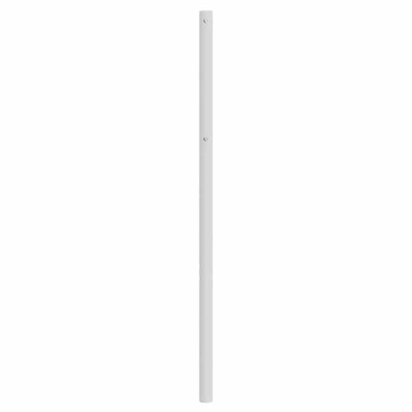 Maison Exclusive - Erstatnings hovedgærde metal hvid 135 cm