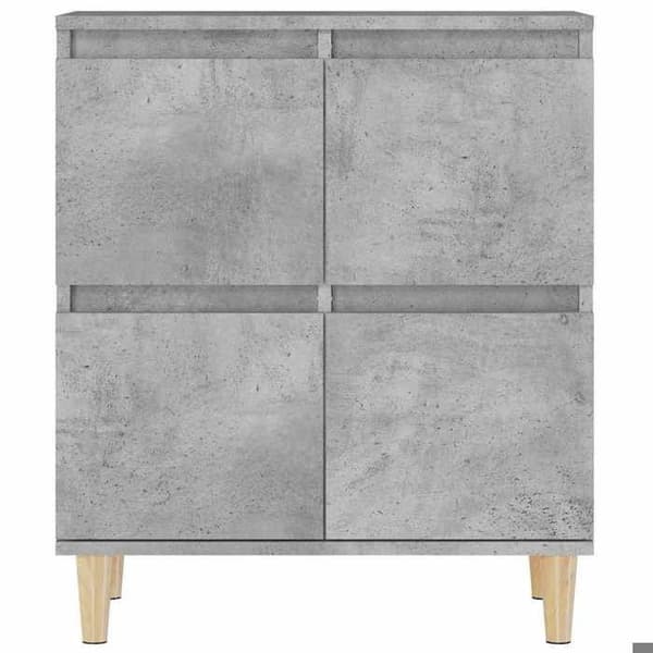 Maison Exclusive - Buffé Grå betong 60x35x70 cm Ingenjörsträ