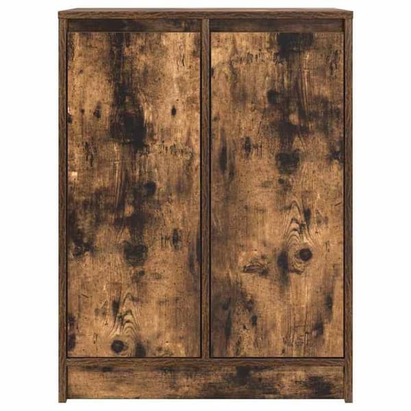 Maison Exclusive - Buffé ek rökig 57x34x76 cm ingenjörsträ