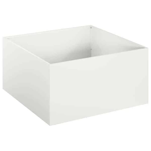 Maison Exclusive - Trädgårdskrukor 2 st Vit 60 x 60 x 30 cm