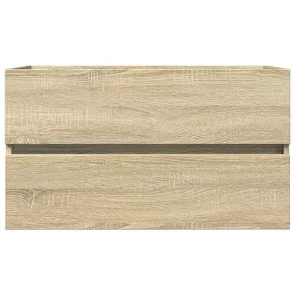 Maison Exclusive - Vaskeskab egetræ sonoma 80x38,5x45 cm Ingeniørtræ