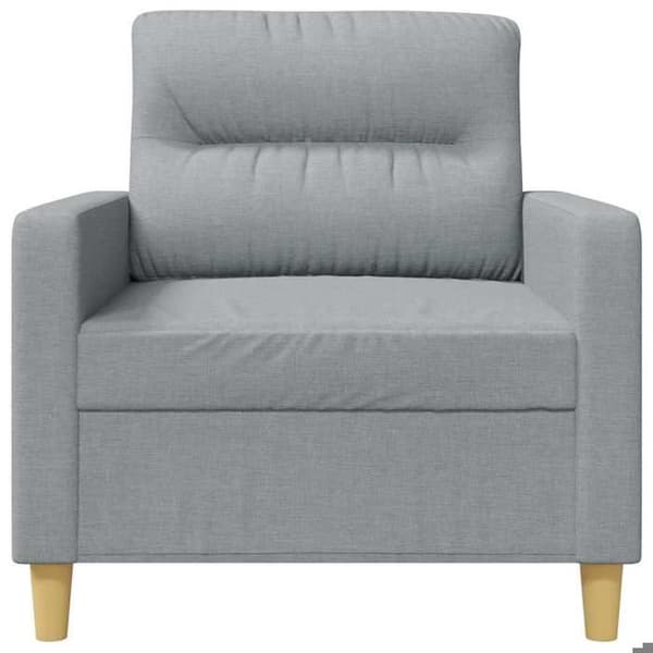 Maison Exclusive - Lys grå stol 60 cm Stof
