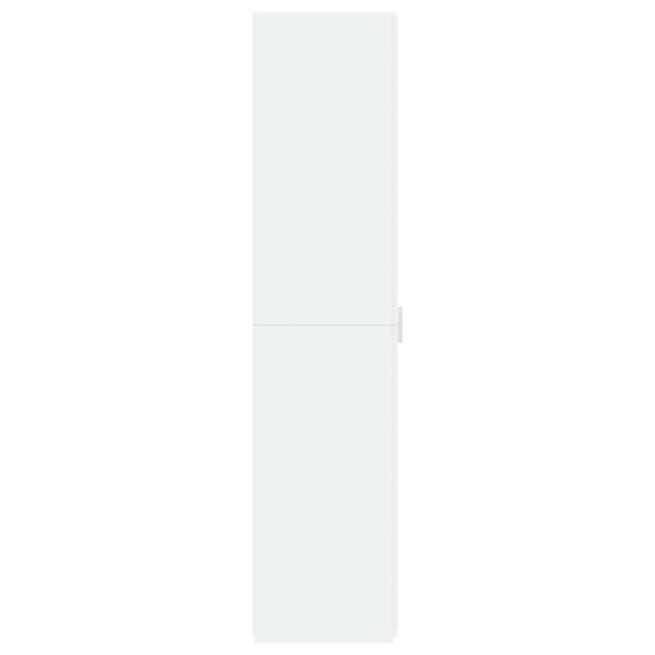 Maison Exclusive - Vit hög buffé 45x42,5x185 cm ingenjörsträ
