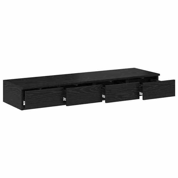 Maison Exclusive - Sengekasser i sort eg 120 x 36,5 x 16,5 cm
