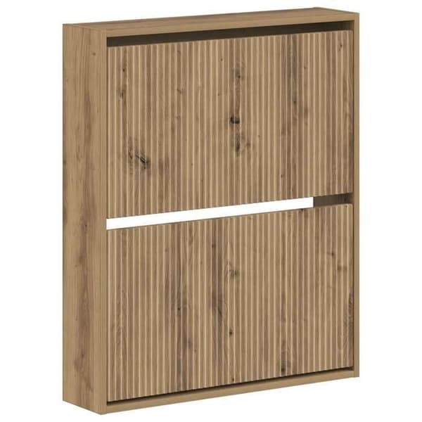 Maison Exclusive - Seinälle asennettava kenkäkaappi ARNHEM 71 x 17 x 86 cm