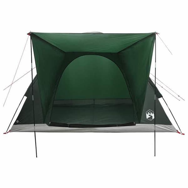 Maison Exclusive - Campingtelt til 4 personer Grøn army Polyester og Stål